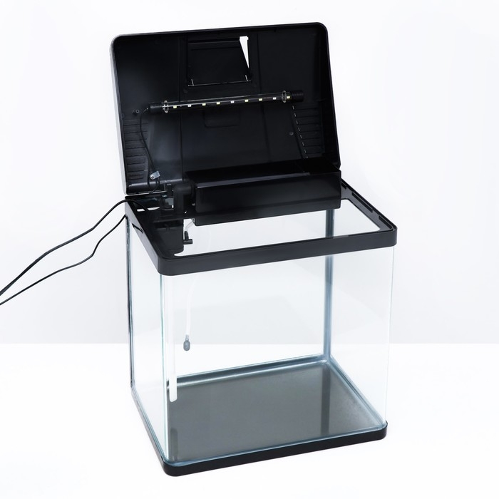 Аквариум SeaStar LS-380F в комплекте: LED-лампа, фильтр, 30 л, черный Аквариум SeaStar LS-380F в комплекте: LED-лампа, фильтр, 30 л, черный