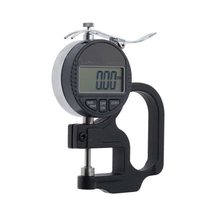 Толщиномер электронный ТУНДРА, металлический, диапазон 0-12.7 мм, точность 0.01 мм Толщиномер электронный ТУНДРА, металлический, диапазон 0-12.7 мм, точность 0.01 мм