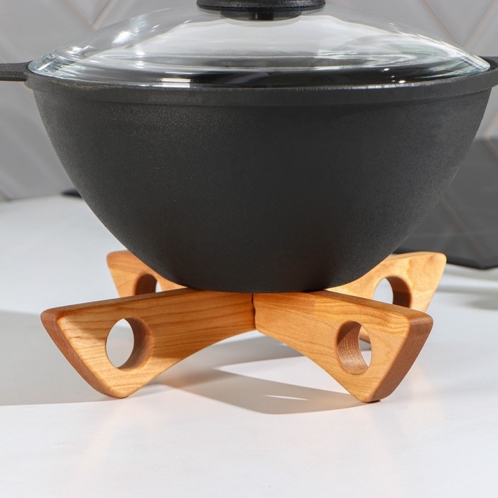 Подставка под казаны и кастрюли Adelica, 29×5,5×1,8 см, берёза Подставка под казаны и кастрюли Adelica, 29×5,5×1,8 см, берёза