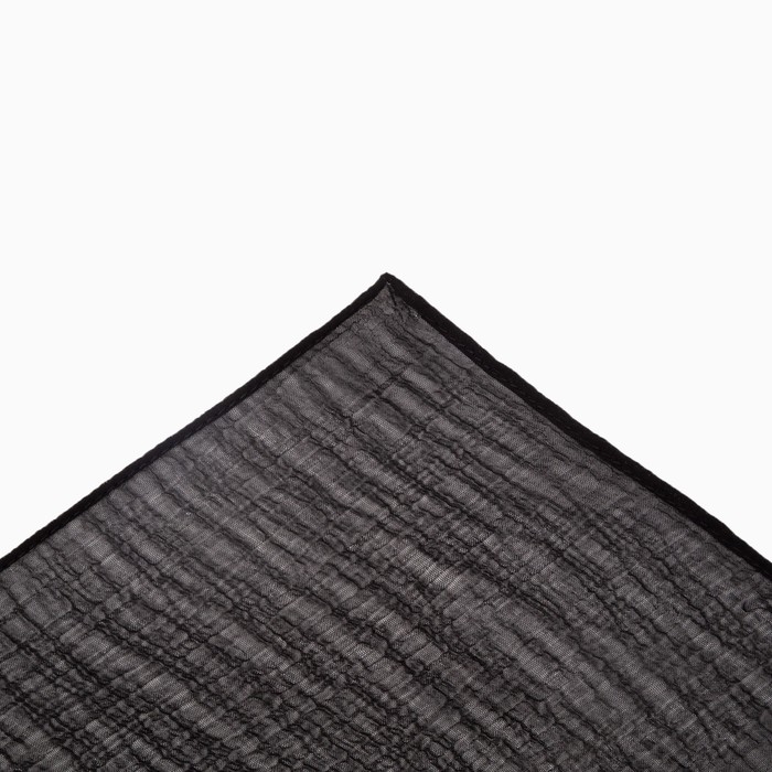 Платок текстильный, цвет черный, размер 70х70 Платок текстильный, цвет черный, размер 70х70