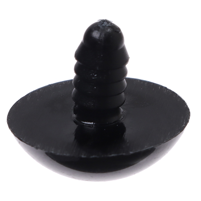 Глаза винтовые с заглушками, набор 10 шт., размер 1 шт. — 2 см, цвет чёрный Глаза винтовые с заглушками, набор 10 шт., размер 1 шт. — 2 см, цвет чёрный