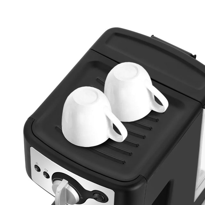 Кофеварка Kitfort КТ-7195, рожковая, 1450 Вт, 1 л, чёрно-серебристая Кофеварка Kitfort КТ-7195, рожковая, 1450 Вт, 1 л, чёрно-серебристая