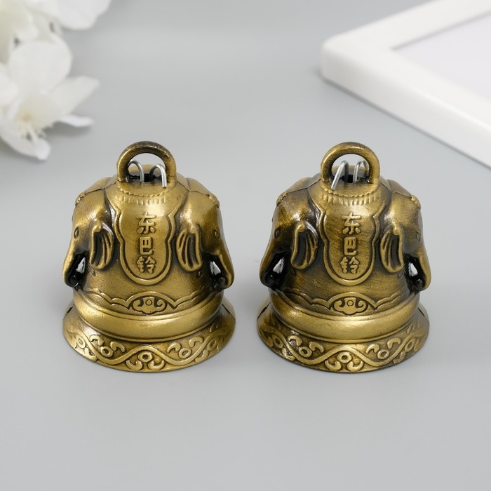 Колокольчик  Колокольчик "Слоны" 5х4,2х4,2 см