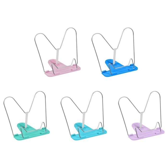 Подставка для книг Стамм, металлическая, пастельные цвета, микс (цена за 1 шт.) Подставка для книг Стамм, металлическая, пастельные цвета, микс (цена за 1 шт.)