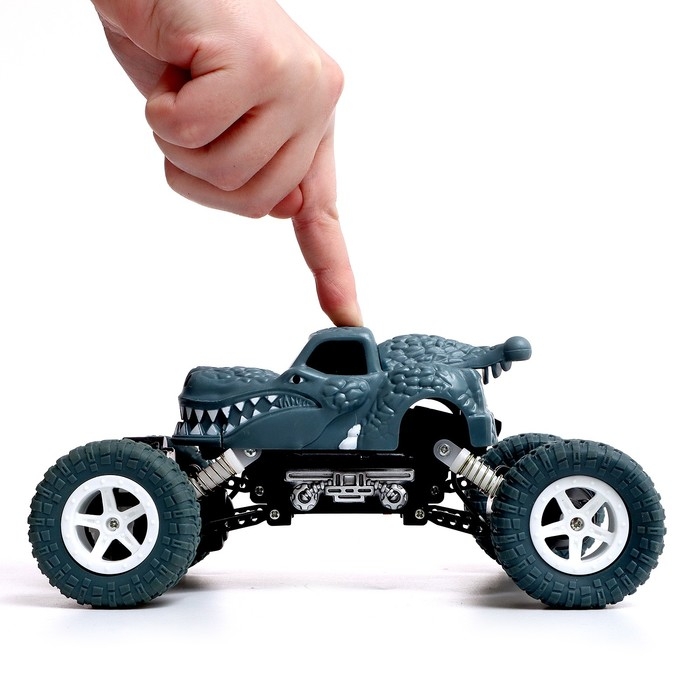 Джип радиоуправляемый DINO, работает от аккумулятора, цвет синий Джип радиоуправляемый DINO, работает от аккумулятора, цвет синий
