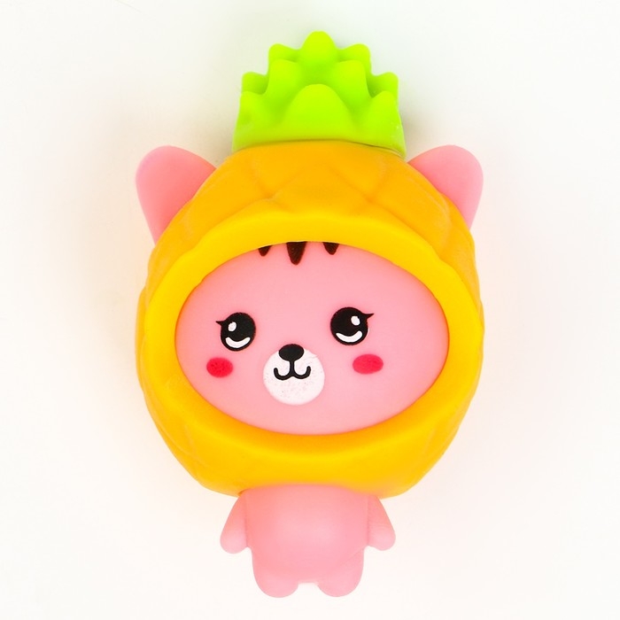 Мялка «Котик» с пастой, цвета МИКС Мялка «Котик» с пастой, цвета МИКС