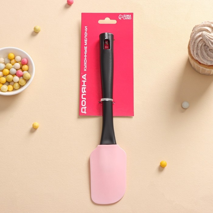 Лопатка Доляна «Контраст», 25,5 см, цвет МИКС Лопатка Доляна «Контраст», 25,5 см, цвет МИКС