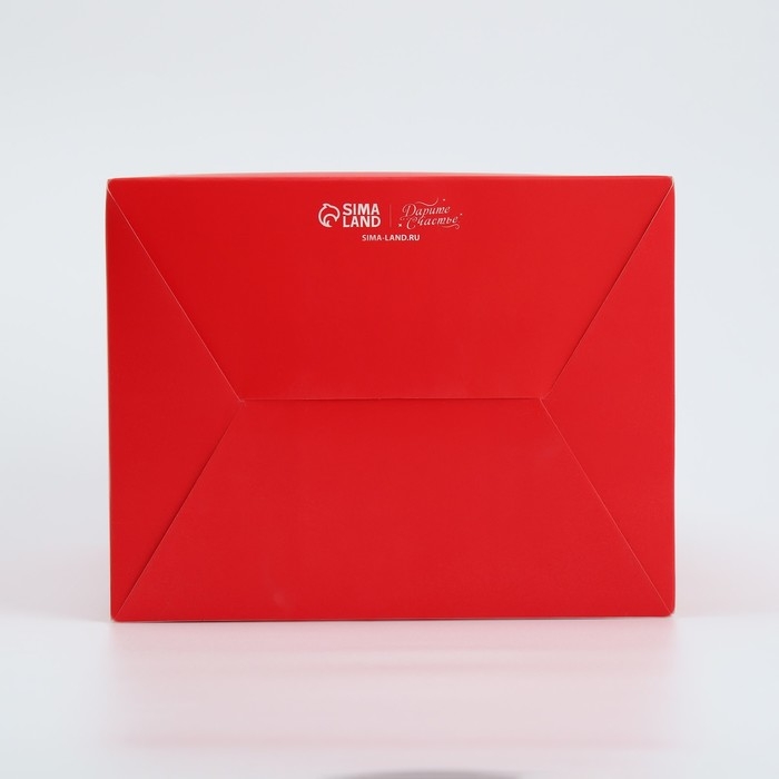 Подарочная коробка новогодняя складная с 3D эффектом «Чудо обязательно случится», 18 х 14 х 23 см, Новый год Подарочная коробка новогодняя складная с 3D эффектом «Чудо обязательно случится», 18 х 14 х 23 см, Новый год