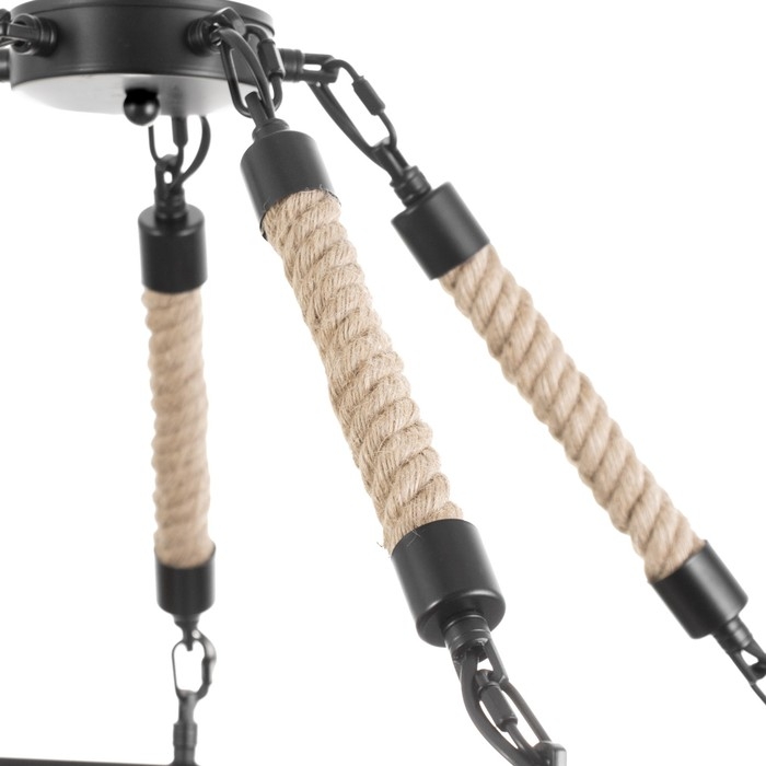 Люстра Люстра "Мейлед" 5хЕ27 черный 65х65х28 см