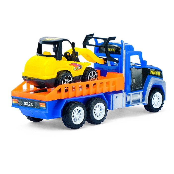 Грузовик инерционный &laquo;Перевозчик&raquo; с погрузчиком, цвета МИКС