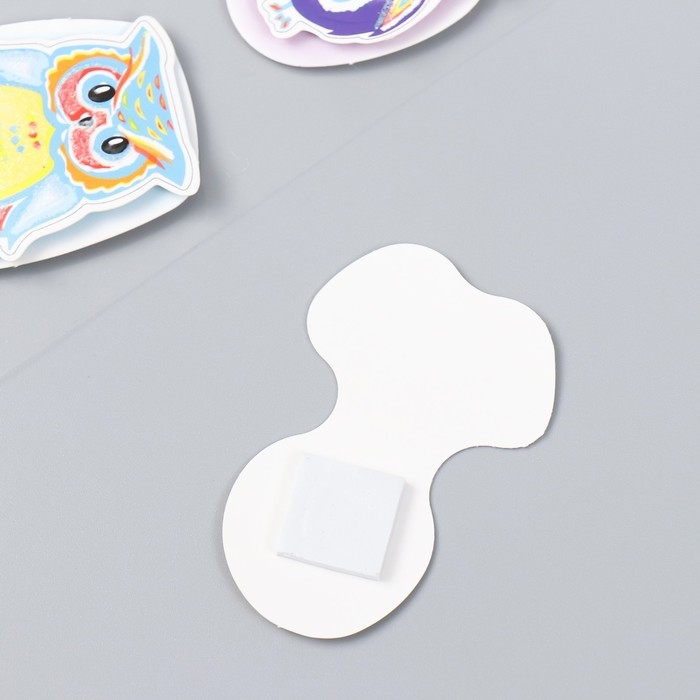 Наклейка картон 2 слоя Наклейка картон 2 слоя "Филины в лесу" 17х12 см