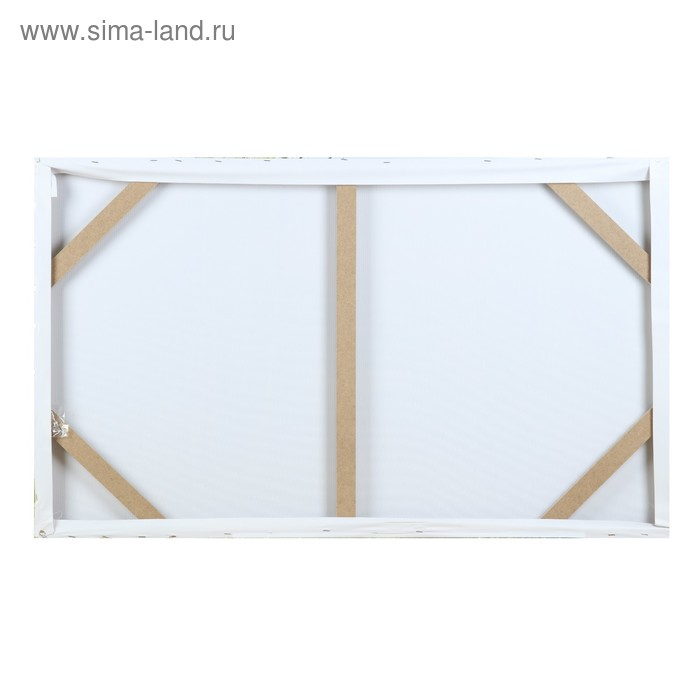 Картина на холсте Картина на холсте "Тигр в снегу" 60*100 см