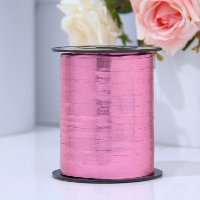 Лента для декора и подарков 0,5 см х 250 м, сиреневая Лента для декора и подарков 0,5 см х 250 м, сиреневая