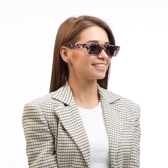 Очки солнцезащитные Очки солнцезащитные "OneSun", uv 400, дужка 14.5 см, ширина 15 см, линза 3.2 х 5.2 см