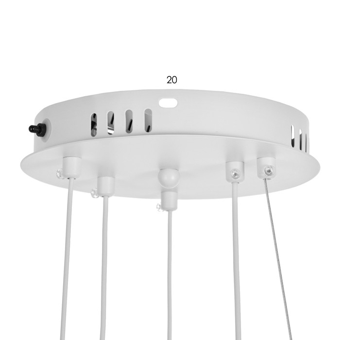 Светильник с ПДУ Светильник с ПДУ "Мона" LED 170Вт 3000-6000К белый 49х49х19-119 см