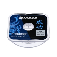 Леска Nisus FORWARD ARCTIC LEGEND, диаметр 0.128 мм, тест 1.57 кг, 50 м, Nylon Transparent