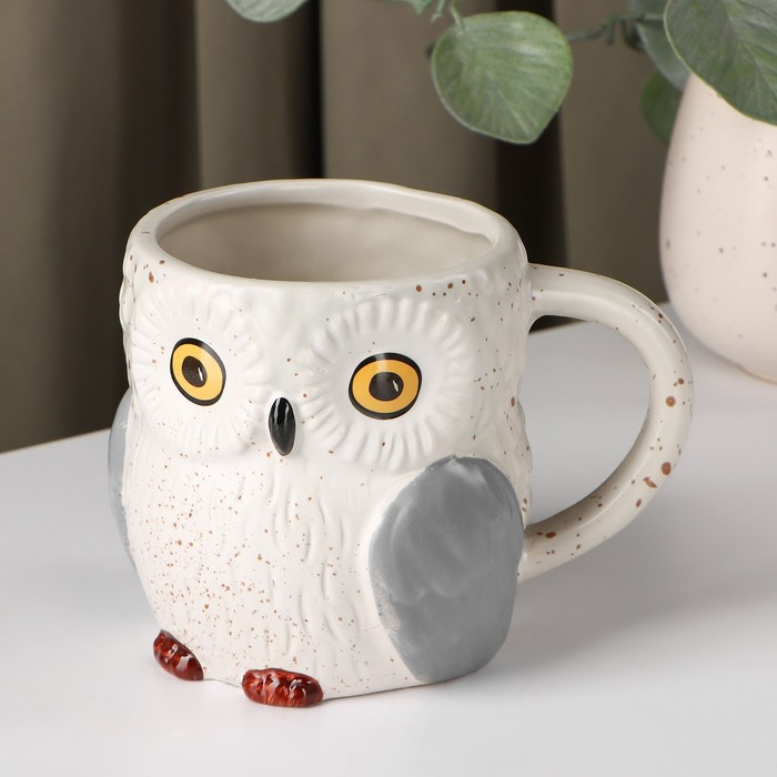 Кружка керамическая «Сова Гарри», 400 мл, рисунок МИКС Кружка керамическая «Сова Гарри», 400 мл, рисунок МИКС