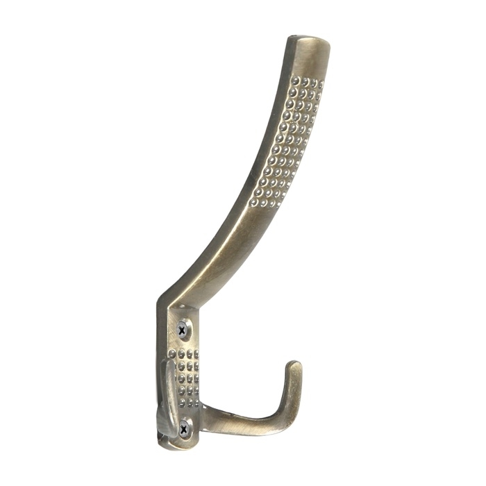 Крючок мебельный ТУНДРА TKT001, трехрожковый, бронза Крючок мебельный ТУНДРА TKT001, трехрожковый, бронза