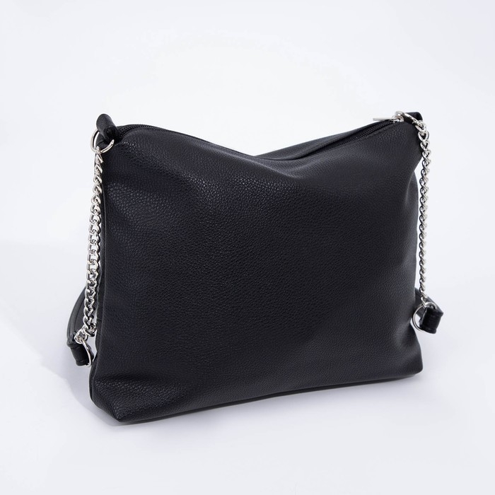 Сумка кросс-боди на молнии, цвет чёрный Сумка кросс-боди на молнии, цвет чёрный