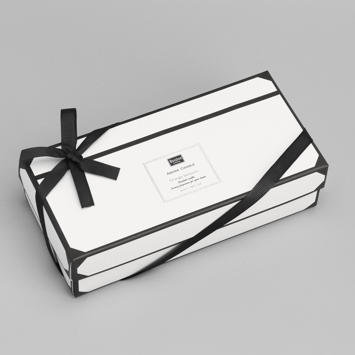 Набор свечей ароматических  Набор свечей ароматических "Aroma Candle", цветок апельсина, 3 шт