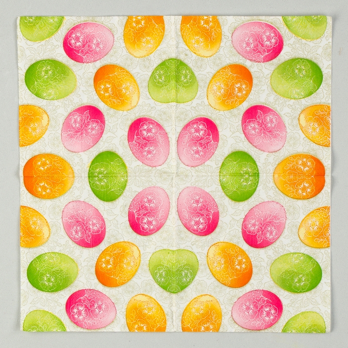 Салфетки бумажные «Пасхальные яйца» 25х25 см, набор 20 шт. Салфетки бумажные «Пасхальные яйца» 25х25 см, набор 20 шт.