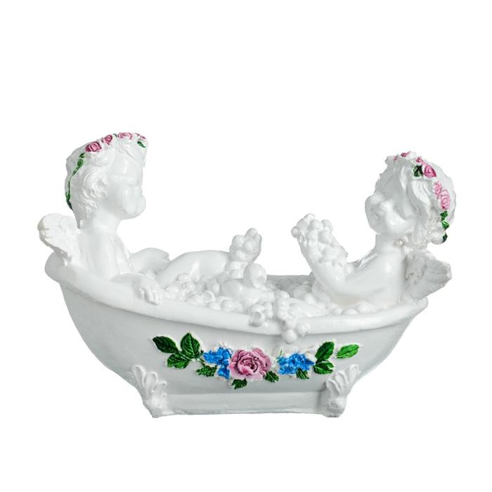 Фигура Фигура "Два ангелочка в ванной" 10х15см