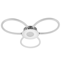 Люстра 1802/3 LED 60Вт 4000К хром 55х55х10 см BayerLux