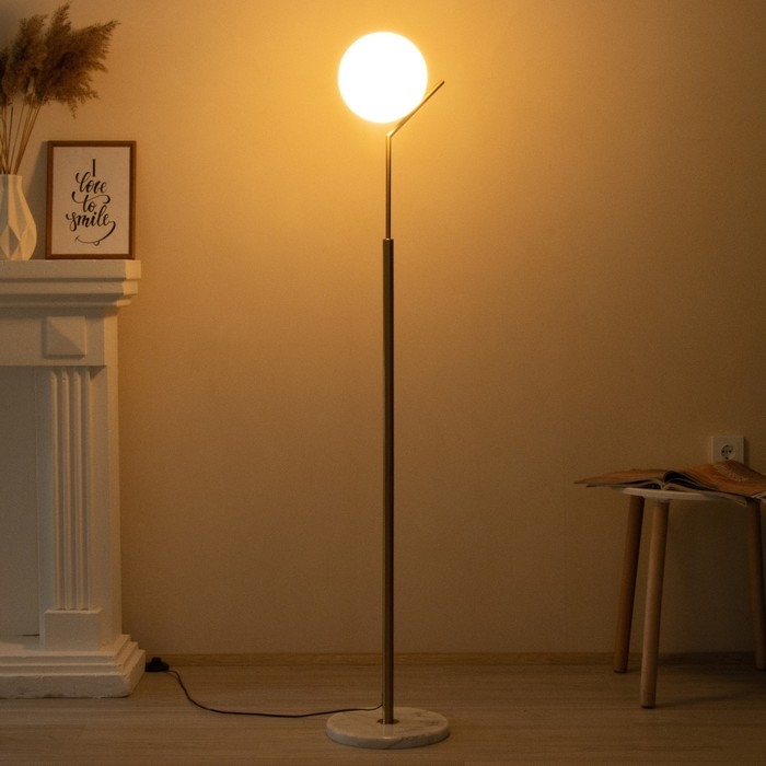 Торшер 16667/1 E27 40Вт черно-золотой 30х27х160 см