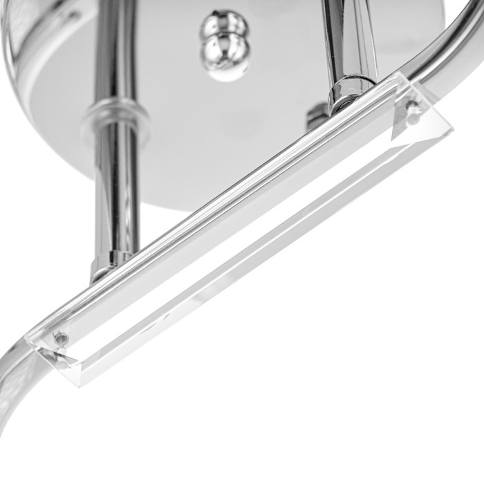 Люстра потолочная Люстра потолочная "Амис" E27 2х40Вт хром 44х17х22см