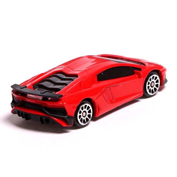 Машина металлическая LAMBORGHINI AVENTADOR LP750-4 SV, 1:64, цвет красный Машина металлическая LAMBORGHINI AVENTADOR LP750-4 SV, 1:64, цвет красный