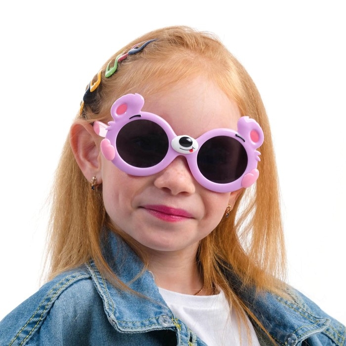 Очки солнцезащитные детские поляризационные, TR90, линза 5 х 6 см, ширина 13 см, дужки 13.5 см   766 Очки солнцезащитные детские поляризационные, TR90, линза 5 х 6 см, ширина 13 см, дужки 13.5 см   766