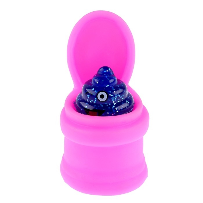 Мялка «Унитаз», цвета МИКС Мялка «Унитаз», цвета МИКС