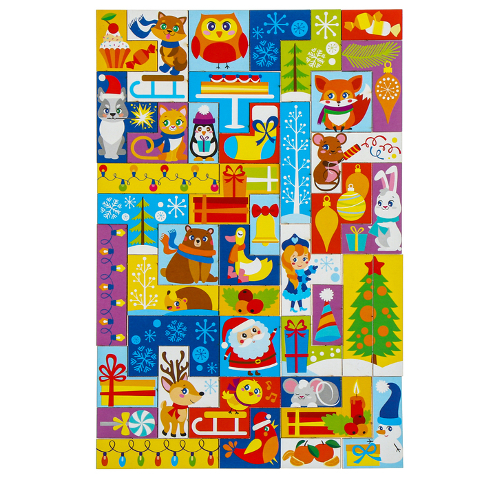 Новогодняя головоломка. Тетрис «Встречаем Новый год» Новогодняя головоломка. Тетрис «Встречаем Новый год»