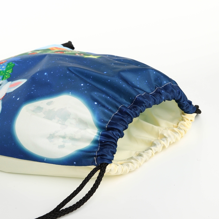 Новый год 2025. Новогодний мешок для подарков на шнурке «Зайчик», цвет разноцветный Новый год 2025. Новогодний мешок для подарков на шнурке «Зайчик», цвет разноцветный