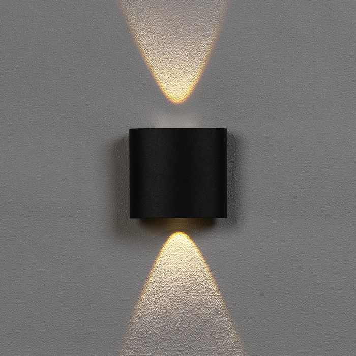 Светильник фасадный «Полусфера», FSD-075, 2 Вт, 3000К, 1 луч, IP65, 220 В, пластик, черный   1008420 Светильник фасадный «Полусфера», FSD-075, 2 Вт, 3000К, 1 луч, IP65, 220 В, пластик, черный   1008420