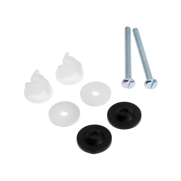 Арматура для смывных бачков  Арматура для смывных бачков "АНИ Пласт" WC6050 Эконом, с боковой подводкой 1/2", белая кнопк