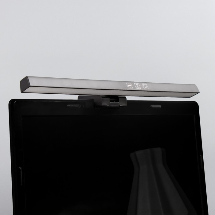 Светильник для монитора Светильник для монитора "Люкс" LED 5Вт 3000К-6000К 249Лм Ra85 USB черный 8,3х2,9х33см