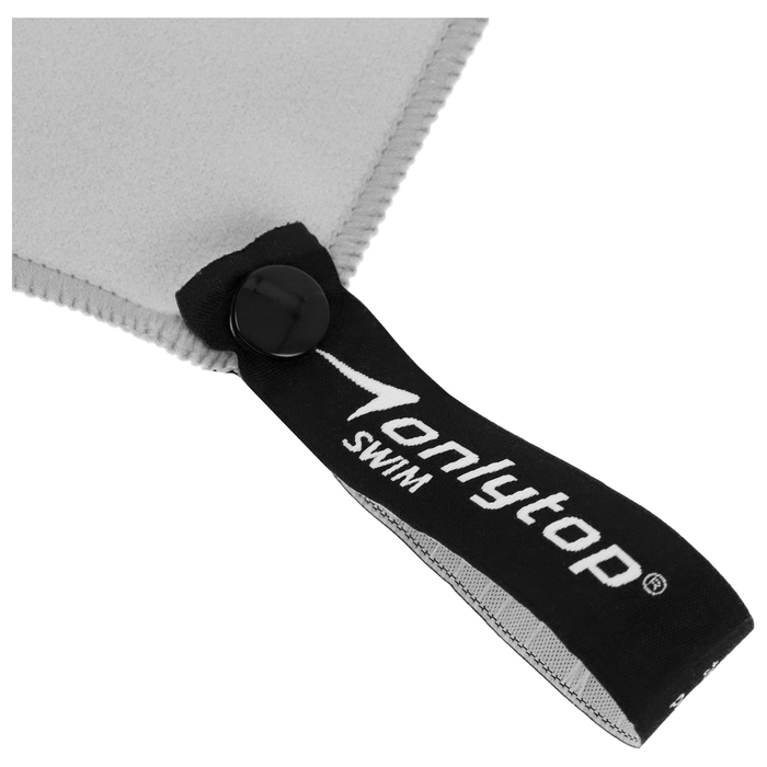 Полотенце из микрофибры ONLYTOP, 76х152 см, цвет серый Полотенце из микрофибры ONLYTOP, 76х152 см, цвет серый