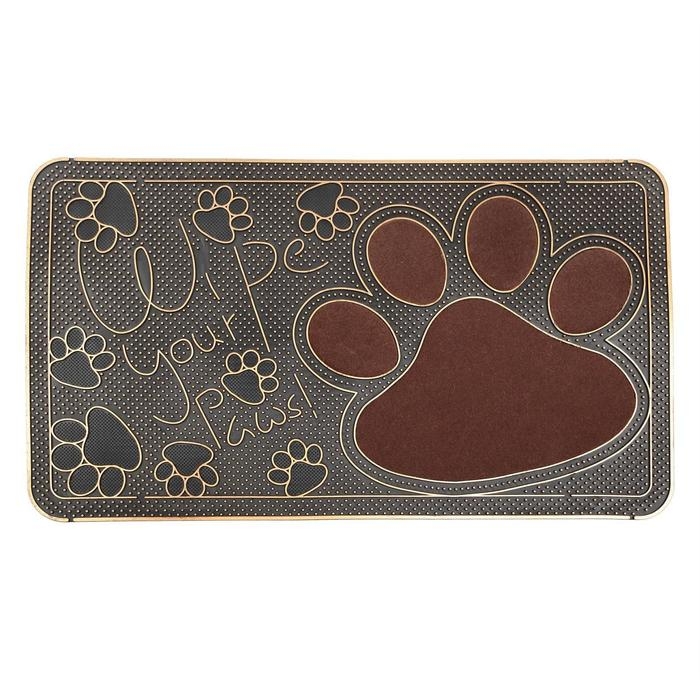 Коврик придверный Доляна «Лапка», цвет МИКС Коврик придверный Доляна «Лапка», цвет МИКС