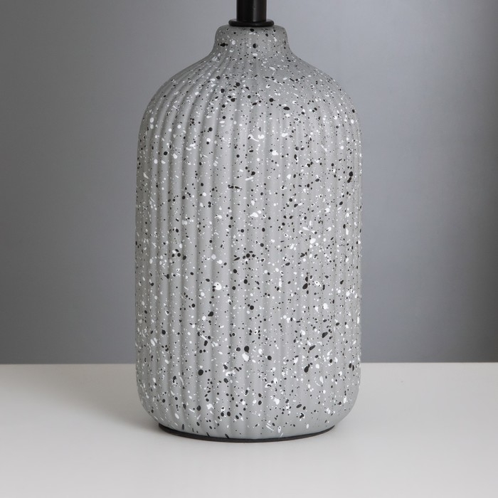 Лампа настольная Лампа настольная "Беатрис" 1х40Вт Е14 темно-серый 22х22х36см