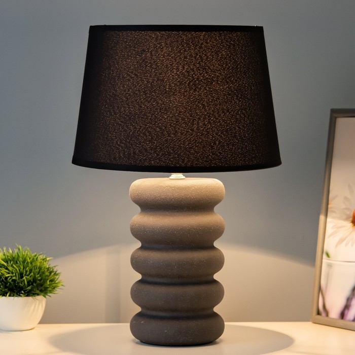 Настольная лампа Настольная лампа "Беатриса" Е27 40Вт графитовыйй 30х30х41,5см RISALUX