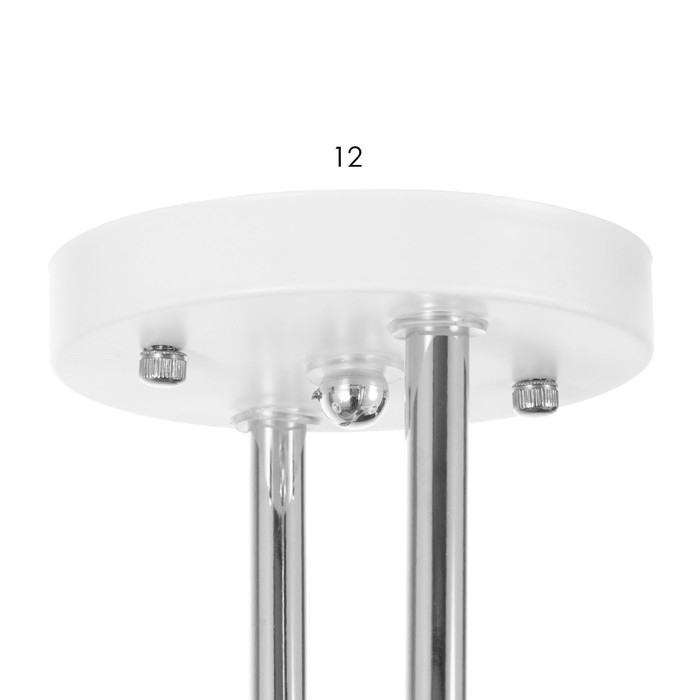 Люстра Люстра "Зарина" 2хЕ27 40Вт белый 54х27х24см BayerLux