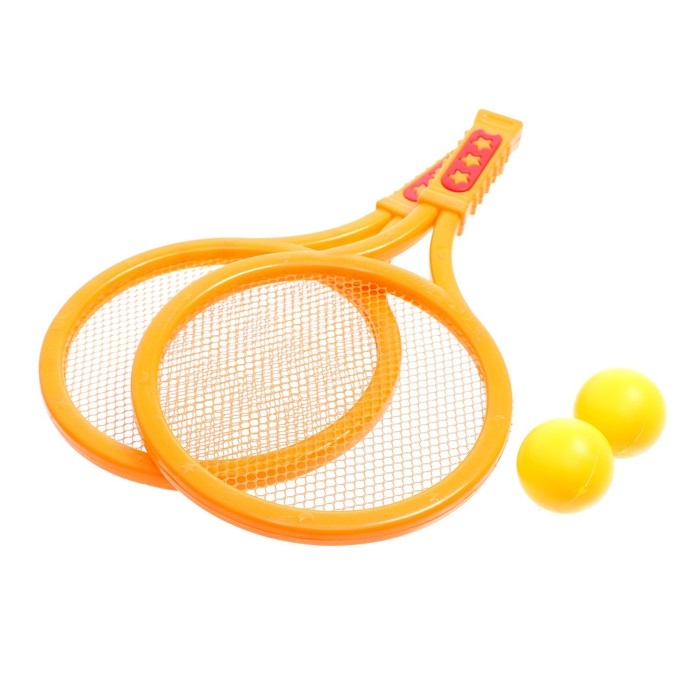 Набор ракеток: 2 ракетки, 2 мяча, МИКС Набор ракеток: 2 ракетки, 2 мяча, МИКС