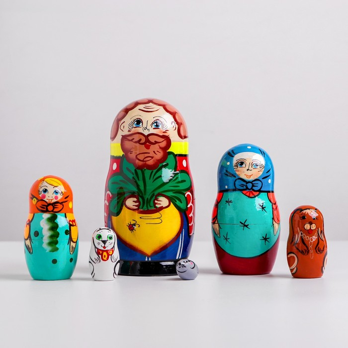 Матрёшка «Репка» 6 в 1, МИКС Матрёшка «Репка» 6 в 1, МИКС