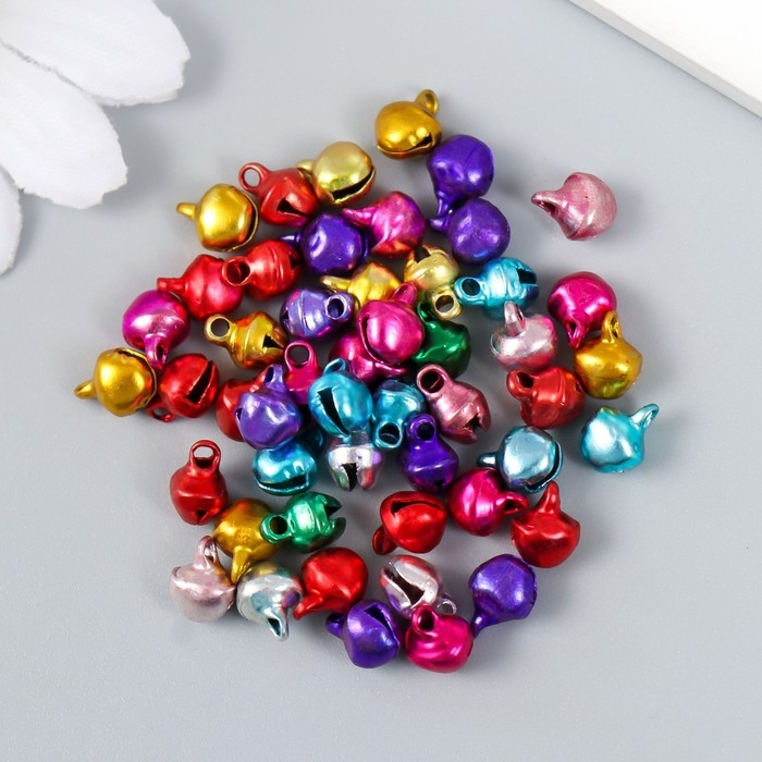 Набор декора для творчества Набор декора для творчества "Колокольчики цветные" d=0,6 см набор 50шт