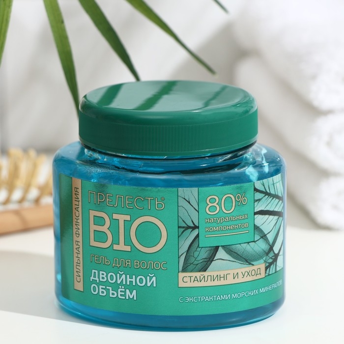 Гель для укладки Прелесть Bio «Двойной объём», сильная фиксация, 250 мл Гель для укладки Прелесть Bio «Двойной объём», сильная фиксация, 250 мл