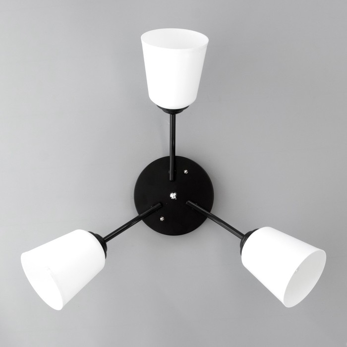 Люстра Люстра "Онлайн" (цилиндр) 3х15Вт Е27 МОДЕЛЬ: BR 00230 черный/белый