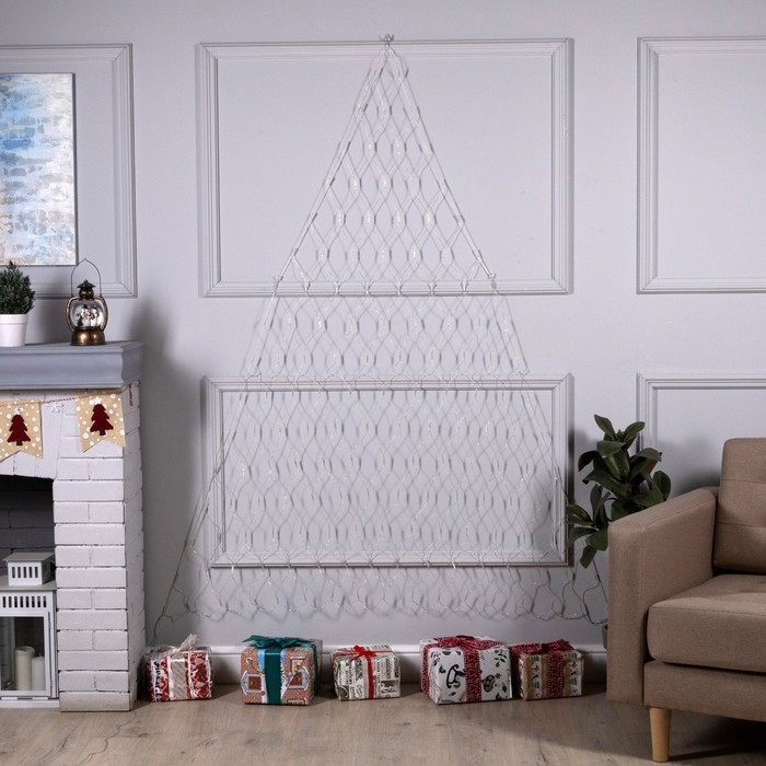 Гирлянда «Сеть-ёлка» 2 × 2 м, IP20, тёмная нить, 152 LED, свечение зелёное, 8 режимов, 220 В Гирлянда «Сеть-ёлка» 2 × 2 м, IP20, тёмная нить, 152 LED, свечение зелёное, 8 режимов, 220 В