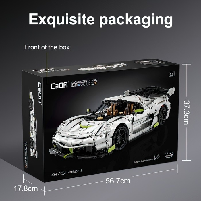 Конструктор Техно «Спорткар», 4346 деталей, масштаб 1:8 Конструктор Техно «Спорткар», 4346 деталей, масштаб 1:8