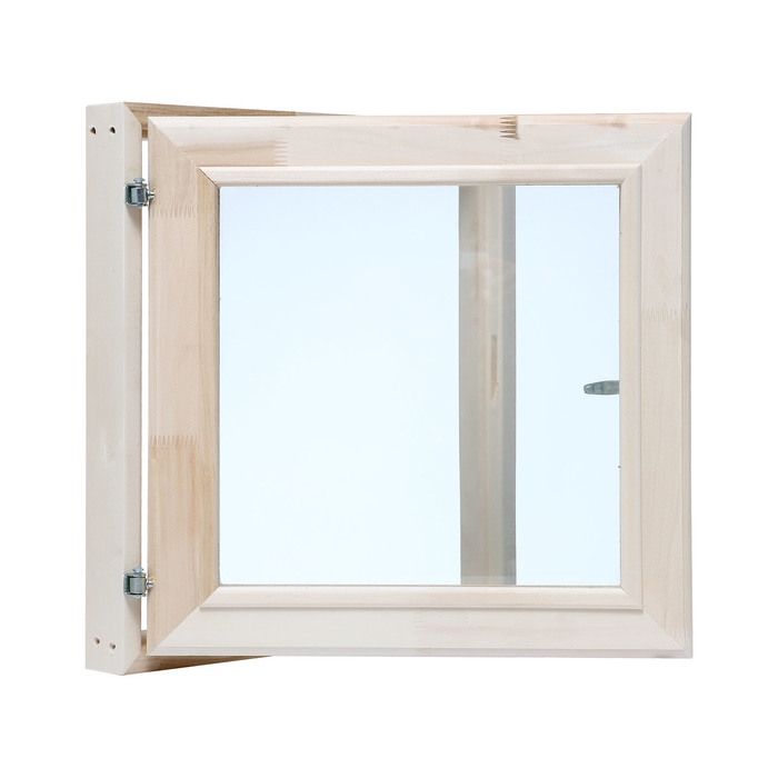 Окно, 50×50см, двойное стекло ЛИПА, наружное открывание Окно, 50×50см, двойное стекло ЛИПА, наружное открывание